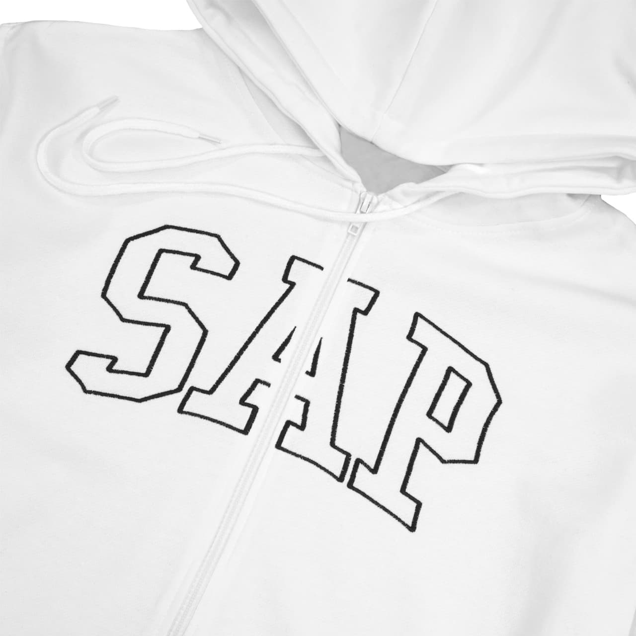 Sapnap SAP Embroidered Full-Zip Hoodie
