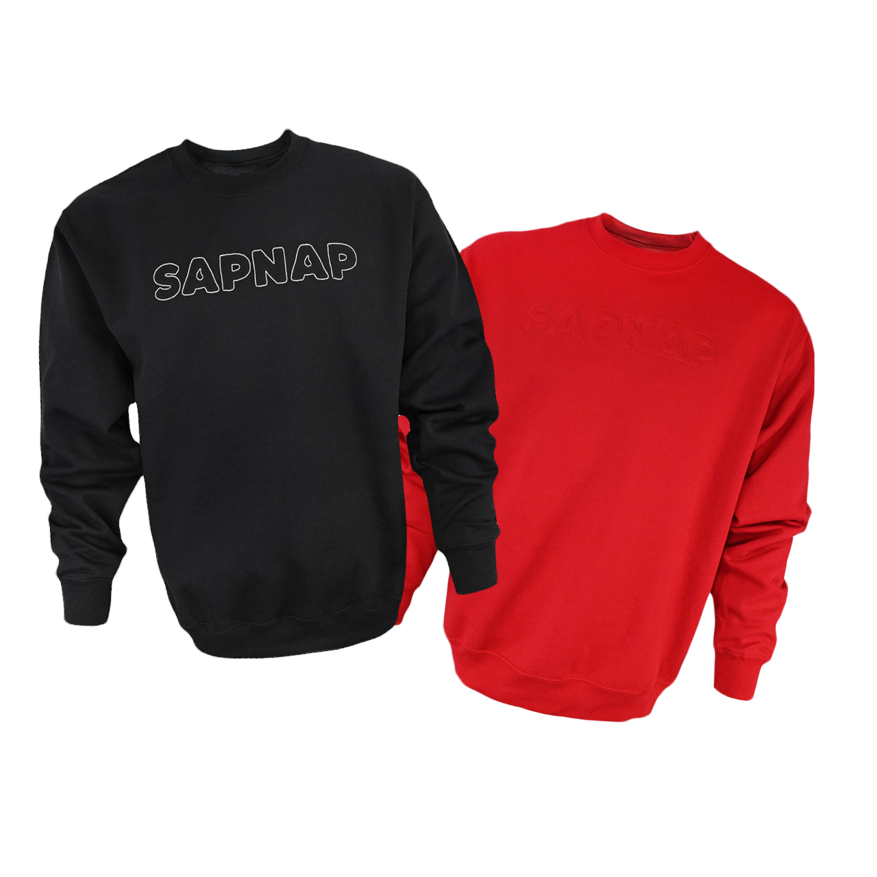 Sapnap Embossed Logo Crewneck Sweatshirt