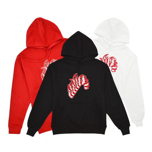 Sapnap Holiday Candy Cane Pullover Hoodie