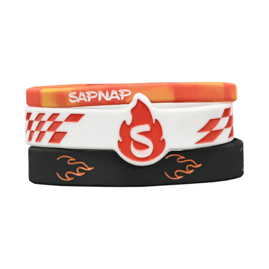 Sapnap Wrist of Fire Wristbands 3-pack